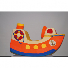 Купить детская качалка paremo "кораблик", оранжевый ( id 13406601 )