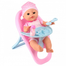 Купить lisa jane кукла-пупсик со стульчиком для кормления 35 см 59481