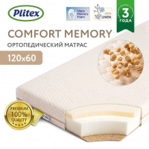 Купить матрас plitex комфорт-memory 1190х600х110мм кт-01/1