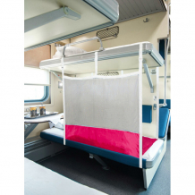 Купить манеж доммой защитный барьер для путешествий в поезде с кармашками 