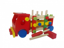 Купить деревянная игрушка рид конструктор-стучалка машина в-014 3060