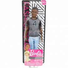 Купить кукла barbie игра с модой голубые джинсы серая футболка ( id 10617356 )