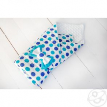 Купить slingme конверт-одеяло горошки 90 х 90 см, цвет: синий ( id 12797638 )