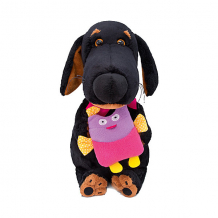 Купить мягкая игрушка budi basa собака ваксон с совой, 29 см ( id 12781273 )