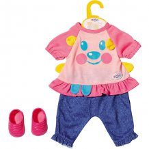 Купить костюмчик baby born little casual для куклы 36 см , голубой ( id 16162523 )