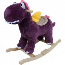 Купить качалка наша игрушка динозаврик, цвет: фиолетовый ( id 12877924 )
