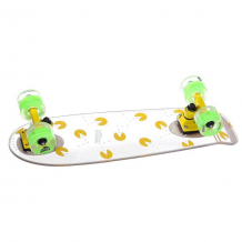 Купить скейт мини круизер virgin pacman clear/yellow/green 6.5 x 22.4 (57 см) белый,зеленый,желтый ( id 1173602 )