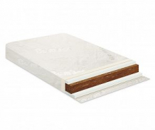 Матрас в кровать Bony Кокос Бамбук 120х60 120 х 60 см, цвет: белый ( ID 255702 )