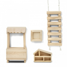 Купить lundby набор деревянной мебели для домика сделай сам игрушки lb_60906500
