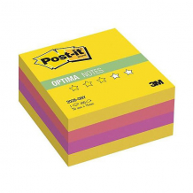 Купить бумага для заметок с липким слоем 3m "post-it optima" лето, жёлтая неоновая радуга, 400 листов ( id 10627348 )