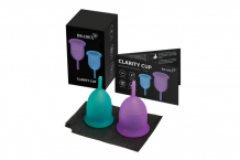 Купить bradex набор менструальных чаш clarity cup s+l 2 шт. sx 0052