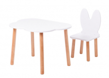 Купить forest kids набор детской мебели (стол и стул) cloud and bunny 