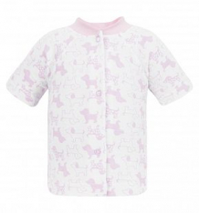 Джемпер Чудесные одежки Розовые собачки, цвет: белый/розовый ( ID 5778259 )