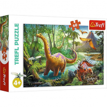 Купить пазл treft midi странствующие динозавры, 60 элементов ( id 9541042 )