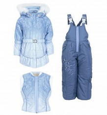 Купить комплект куртка/жилет/полукомбинезон alex junis инна, цвет: голубой ( id 9470163 )