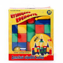 Купить развивающая игрушка новокузнецкий завод пластмасс кузнецкая крепость (45 деталей) пи000019