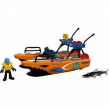 Купить игровой набор imaginext спасательная турбо-лодка ( id 4874947 )