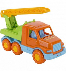 Купить грузовик полесье максик оранжевая кабина-желтый кран 20 см ( id 3309968 )