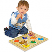 Мои первые пазлы Melissa & Doug "Геометрические фигуры", 8 элементов ( ID 16866920 )