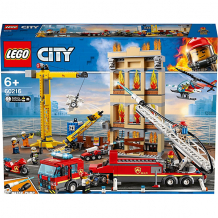 Купить конструктор lego city fire 62016: центральная пожарная станция ( id 9167591 )