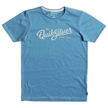 Купить футболка детская quiksilver waveyglazeyouth malibu heather голубой ( id 1201633 )