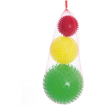 Купить набор мячей ёжиков "светофор", 8,5 см, 12 см, 18 см, малышок ( id 6894031 )