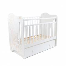 Купить детская кроватка sweet baby rosmini с ящиком (маятник продольный) 426694