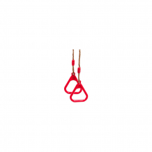 Купить гимнастические кольца kett-up на верёвках, красные ( id 10248493 )
