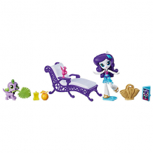 Купить игровой набор с мини-куклой equestria girls "пижамная вечеринка", рарити ( id 10981189 )