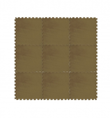 Купить коврик-пазл meitoku md-01-26, цвет: коричневый, 9 деталей 90 х 90 см ( id 10259750 )