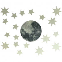 Купить светящиеся наклейки люмастик "луна и звёзды" ( id 12509141 )