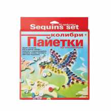 Купить набор пайеток hobby time "колибри" для 3d аппликации, №8 ( id 12466654 )