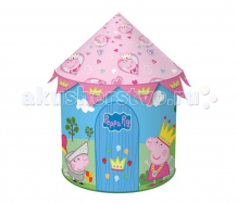 Купить свинка пеппа (peppa pig) игровая палатка волшебный замок пеппы (в картонной упаковке) 30013