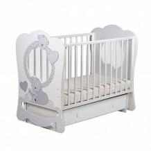 Купить кроватка кубаньлесстрой baby sleep 7, цвет: белый ( id 10526579 )