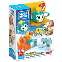 Купить конструктор mega bloks first builders "горки" пингвин, 14 деталей ( id 14642112 )