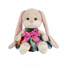 Купить мягкая игрушка jack&lin зайка в летнем платьице с розовым бантом 20 см jl-261-20