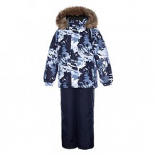 Купить комплект куртка/полукомбинезон huppa winter, цвет: черный ( id 10867592 )
