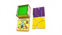 Купить деревянная игрушка оксва сложи квадрат 3 категория сложности элит окн-011