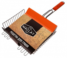 Купить maclay решётка-гриль для мяса premium глубокая антипригарная 31x28x6 см 2816522
