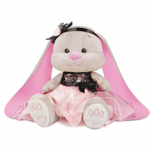 Купить мягкая игрушка jack&lin зайка в розово-черном платьице 25 см jl-006st-25-kco