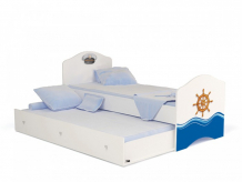 Купить подростковая кровать abc-king ocean без ящика для мальчика 190x90 см oc-1002-190-m