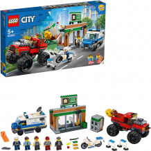 Купить конструктор lego city police 60245: ограбление полицейского монстр-трака ( id 12998257 )