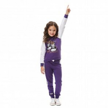Купить спортивный костюм толстовка/брюки lucky child, цвет: фиолетовый ( id 12351502 )