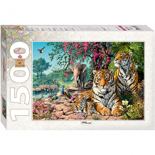 Купить мозаика "puzzle" 1500 "тигры" ( id 13335629 )