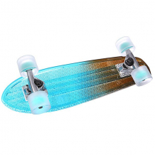 Купить скейт мини круизер globe bantam clears light blue/amber fade 6.75 x 24 (61 см) голубой,черный ( id 1118713 )