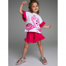 Купить playtoday комплект для девочек flamingo kids girls (футболка, шорты) 12322129 12322129