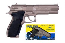 Купить gonher игрушка пистолет police (механический звук) 45/0 45/0