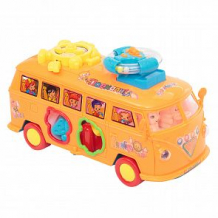 Купить игрушка транспортная игруша веселый автобус (оранжевый) 21 х 10 х 13 см ( id 12054682 )