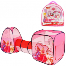 Купить наша игрушка палатка игровая c туннелем принцессы 200561632