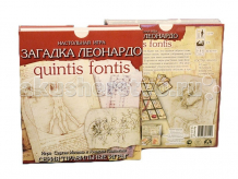 Купить правильные игры настольная игра загадка леонардо quintis fontis пятый ключ 10-01-02